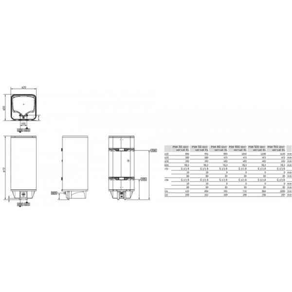 Bojler elektrický STIEBEL Eltron PSH 100 Universal - foto 4