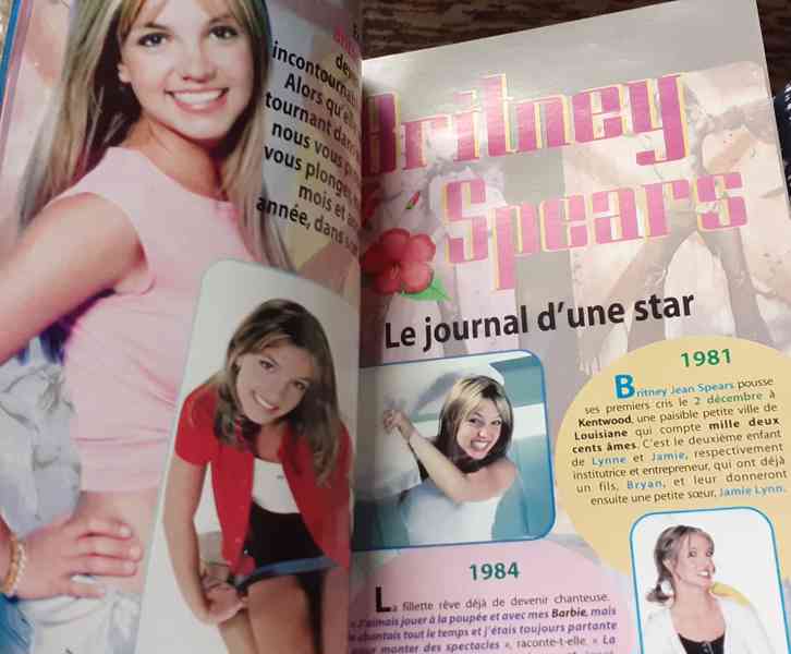 Britney Spears suvenýr francouzský Mini Magazín - foto 4