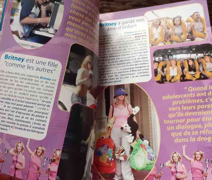 Britney Spears suvenýr francouzský Mini Magazín - foto 8
