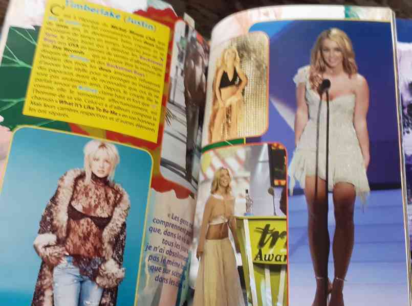 Britney Spears suvenýr francouzský Mini Magazín - foto 6