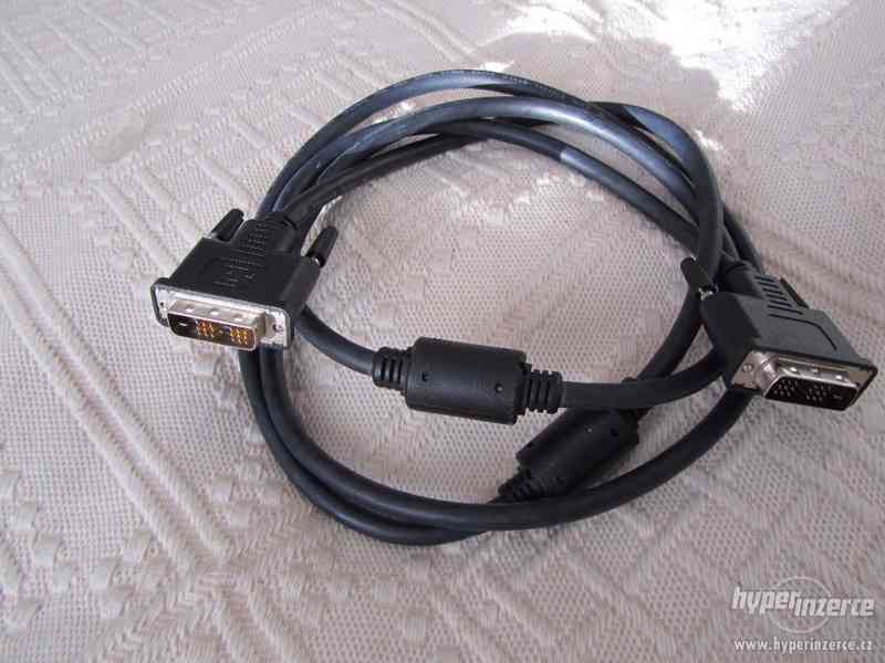 Prodám super odstíněný DVI propojovací kabel mezi PC a Monit - foto 1