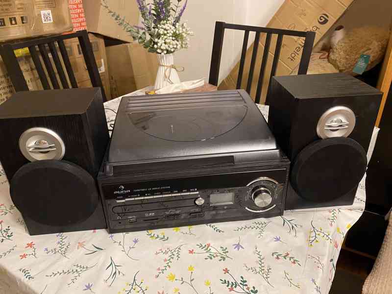 Auna TT-190 stereo, gramofon, MP3 nahrávání, CD, SD, USB. - foto 1