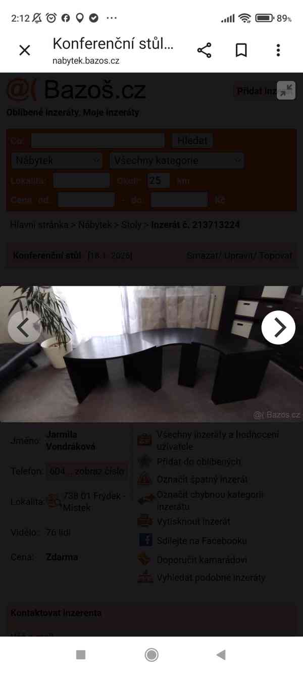 Stůl konferenční rozložitelný na stolky  - foto 4