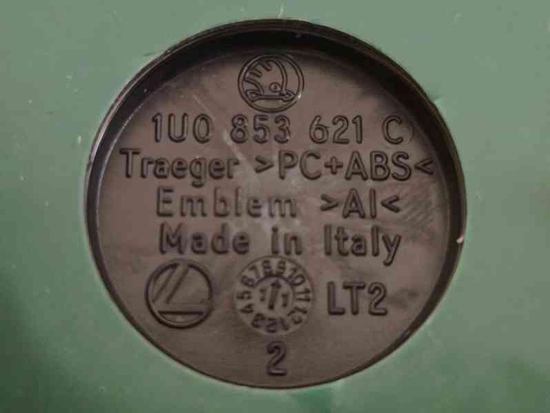 ORIGINÁL logo Škoda 80 mm 1U0853621C - foto 7