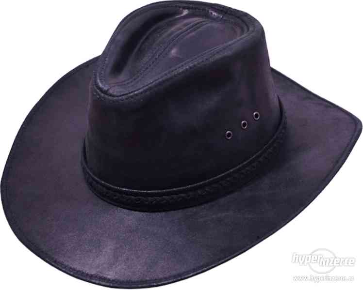westernové Kožené klobouky