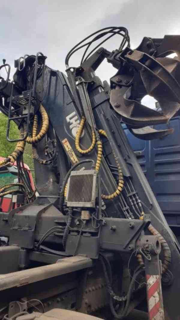 6x2 hák+HR(2008 nástavby) kovošrot lůžko MAN TGA +LIV drapák - foto 4