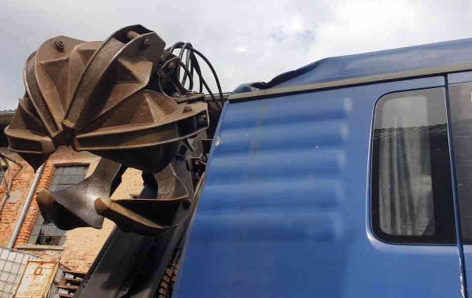 6x2 hák+HR(2008 nástavby) kovošrot lůžko MAN TGA +LIV drapák - foto 10