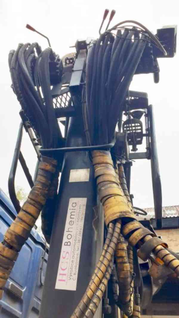 6x2 hák+HR(2008 nástavby) kovošrot lůžko MAN TGA +LIV drapák - foto 14