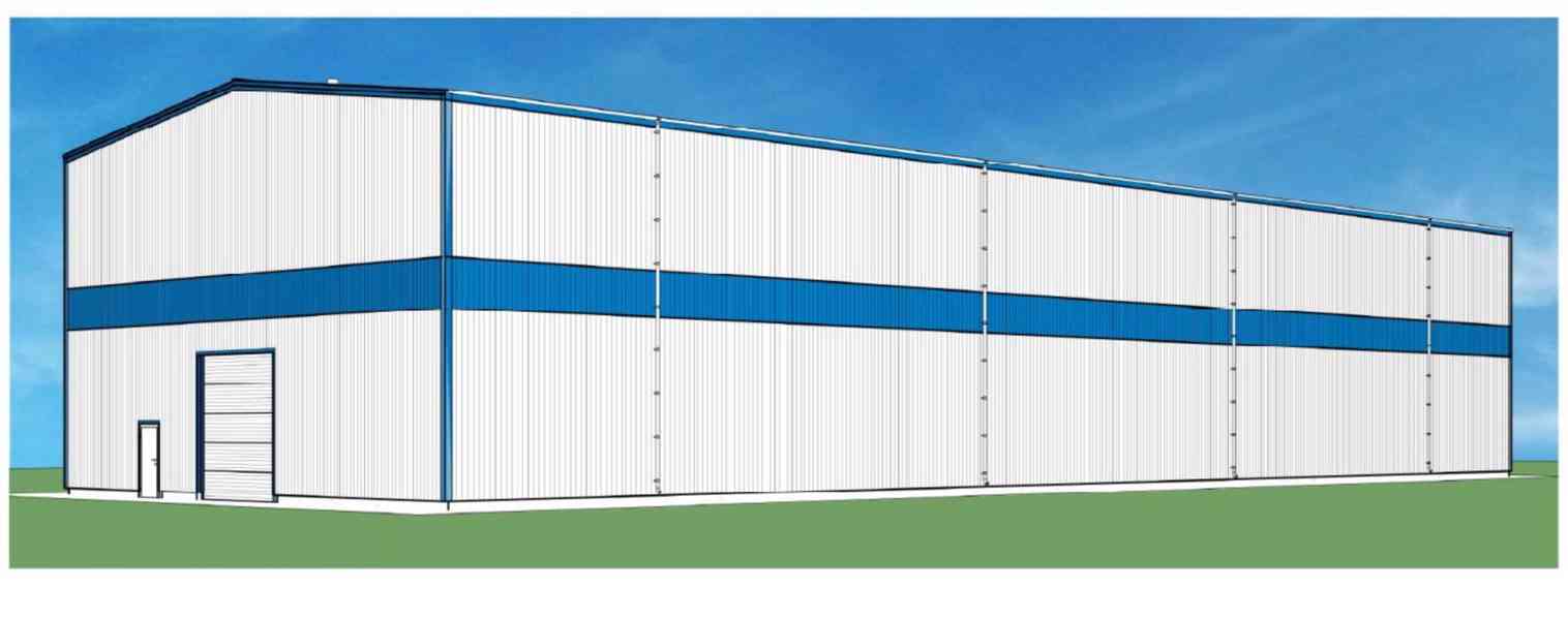 Hala - ocelová - zateplená - 20m x 50m  - foto 2
