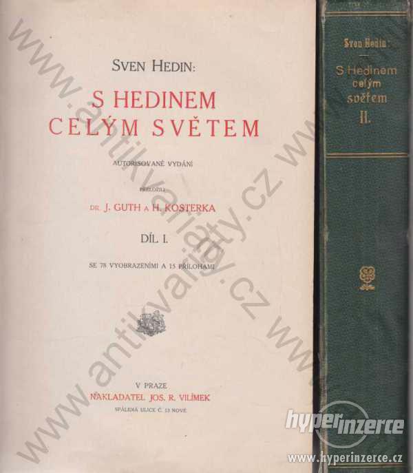 S Hedinem celým světem Sven Hedin 1. a 2. díl 1912 - foto 1