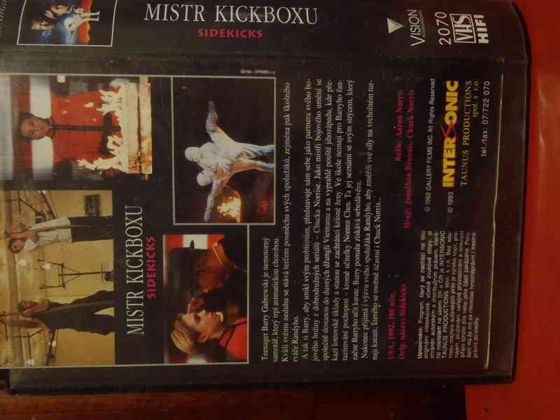VHS Mistr kickboxu /  Chuck Norris / TOP stav - foto 3