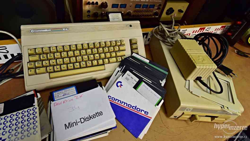 Commodore C64, Floppy 1541, Trafo, Kazet.mech. - foto 1