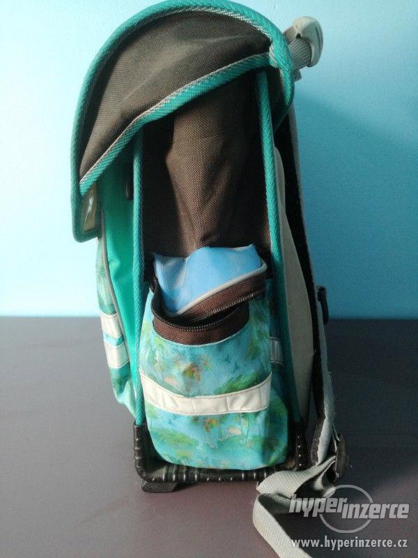 Školní taška DINO + penál, použitá - foto 3