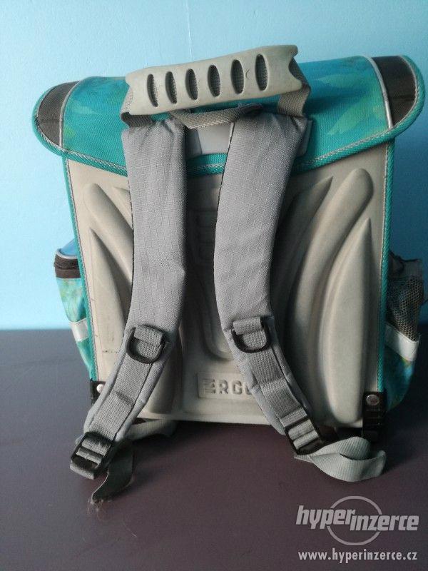 Školní taška DINO + penál, použitá - foto 4