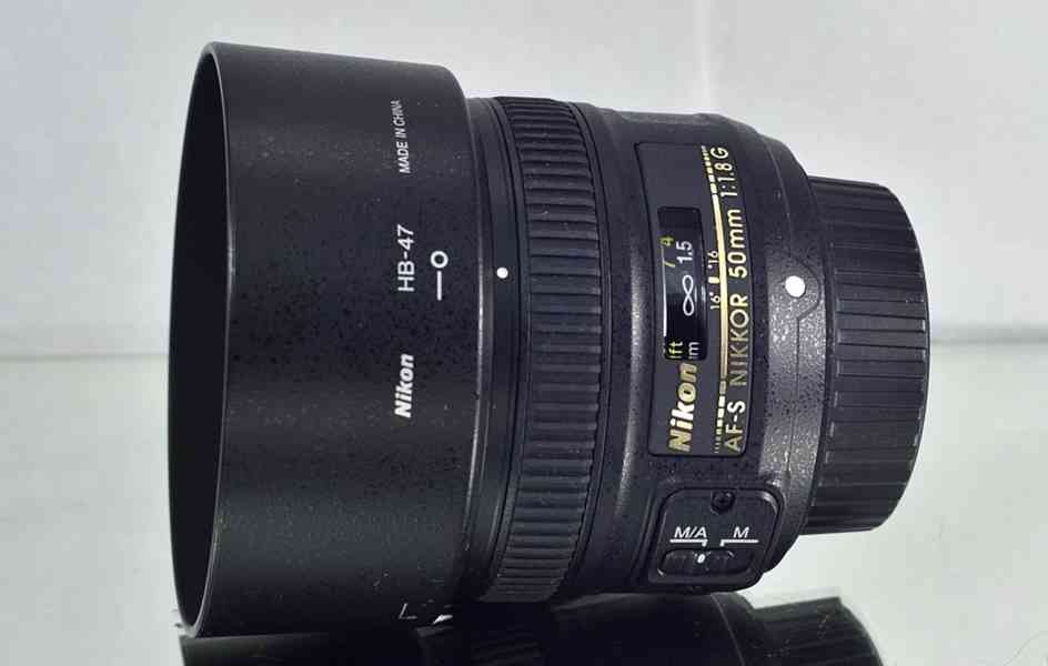 Nikon AF-S 50mm f/1.8 G **1:1.8 FX Pevný lens*UV - foto 5