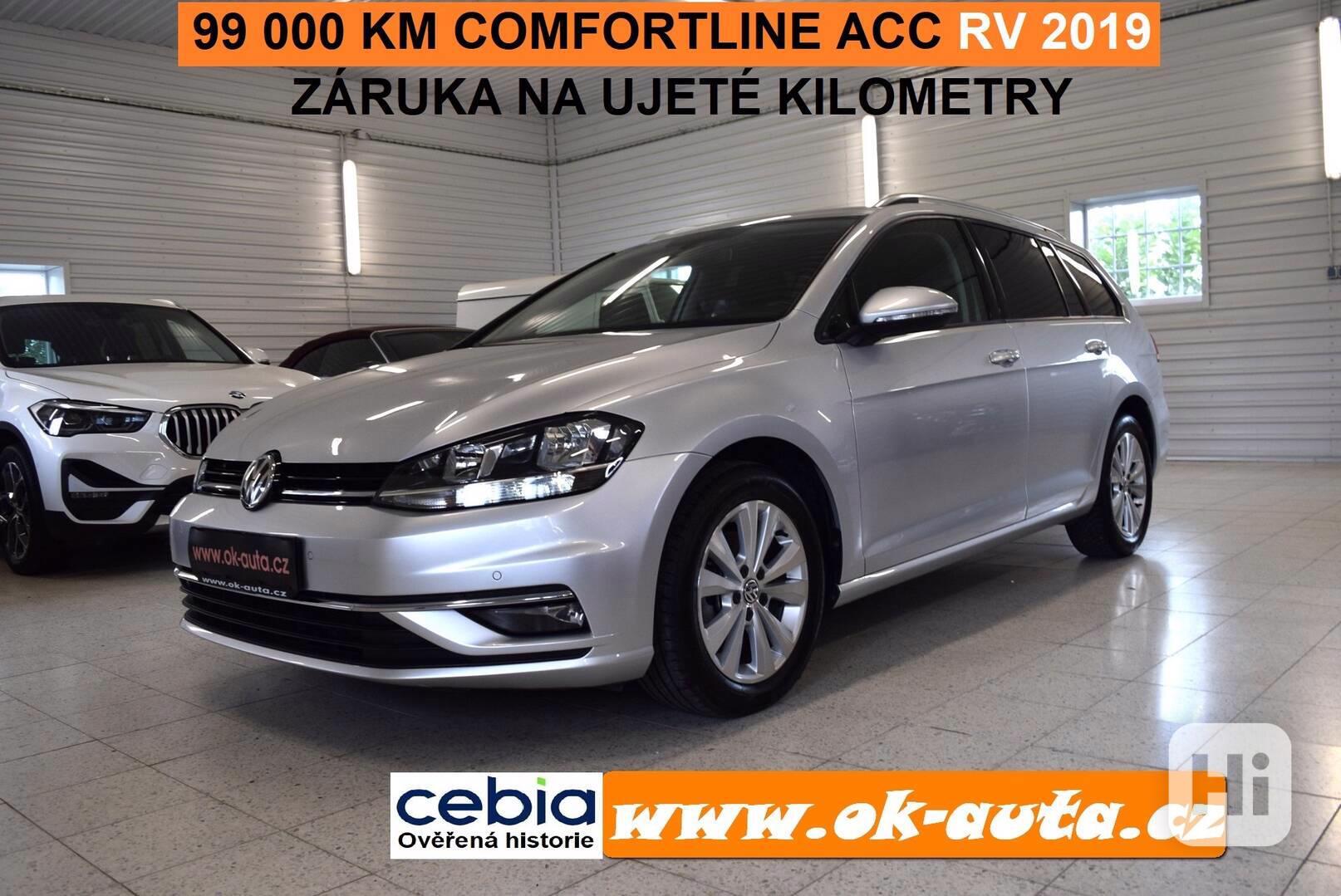 Volkswagen Golf 1.6 TDI COMFORTLINE 99 000 KM 2019-DPH  - foto 1