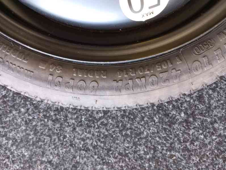Prodám dojezdové pneu T 105/70 R14 - foto 2
