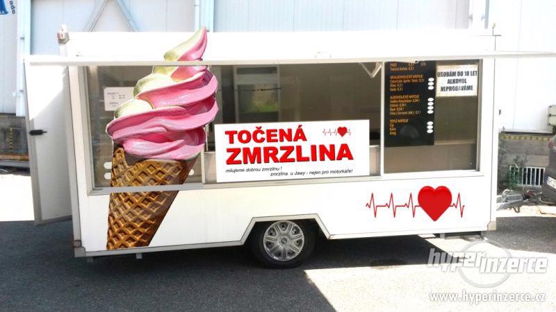 Pojízdný stánek na prodej zmrzliny,rychlé občerstvení+ výčep - foto 2