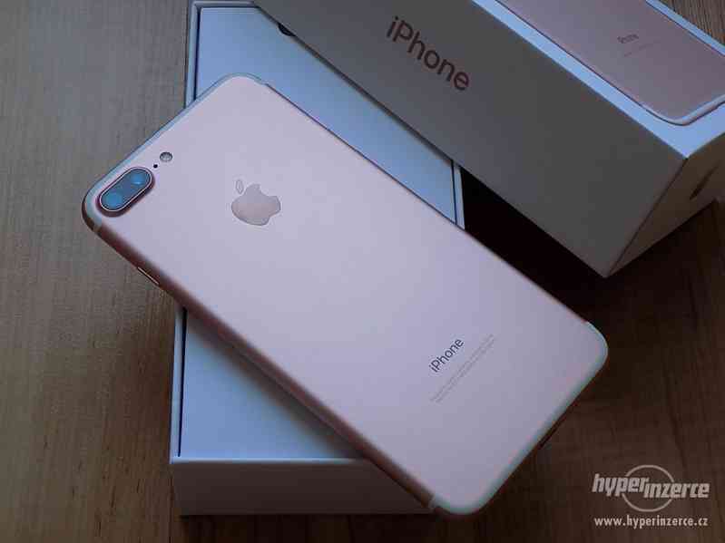 APPLE iPhone 7 PLUS 128GB Rose Gold - ZÁRUKA - TOP STAV - foto 6