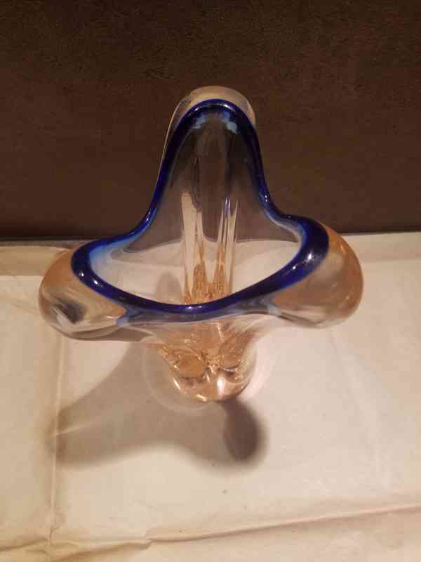  Váza z hutního skla Josef Hospodka, sklárny Chřibská - foto 2