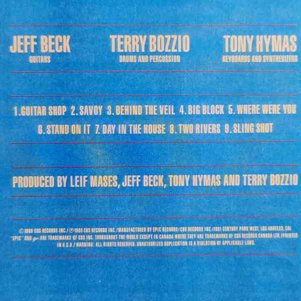 CD - JEFF BECK / Jeff Beck's Guitar Shop - foto 2