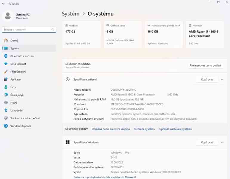 🚀 HERNÍ PC RYZEN 5 4500, 16GB RAM, GTX 1660 SUPER, SSD 🚀 - foto 6