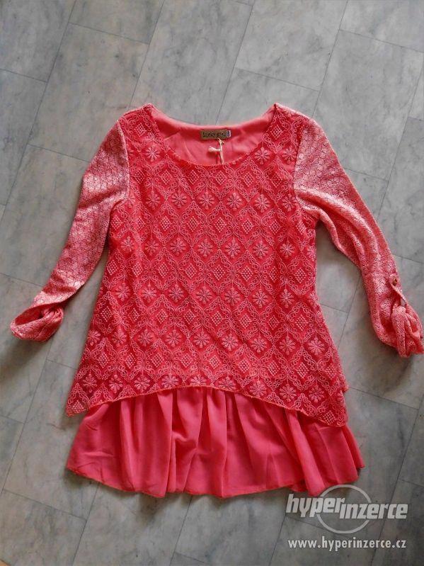 Krásné nové růžové šaty - foto 6