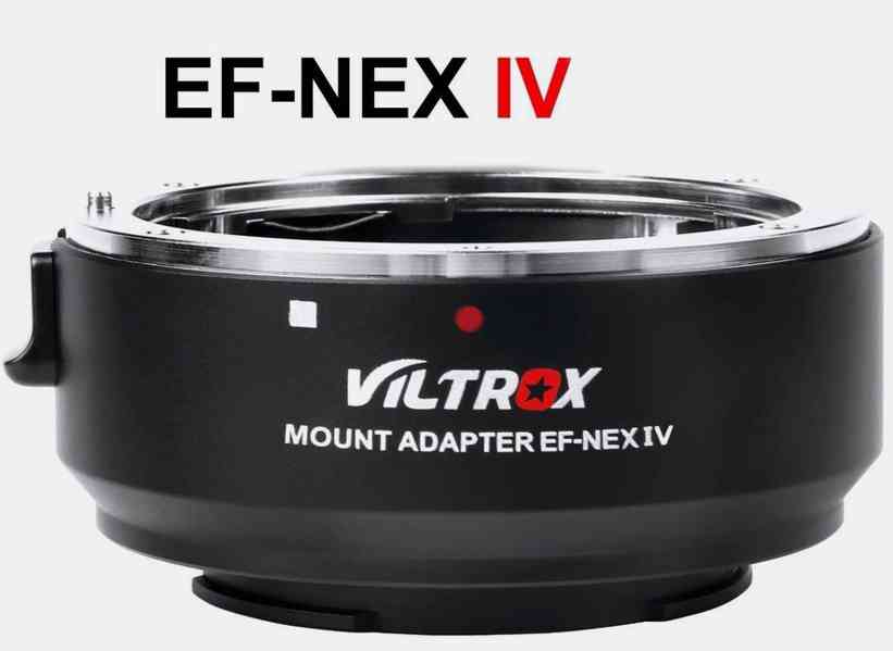 Prodám : VILTROX EF-NEX IV adaptér objektivů Canon EF a EF-S - foto 1