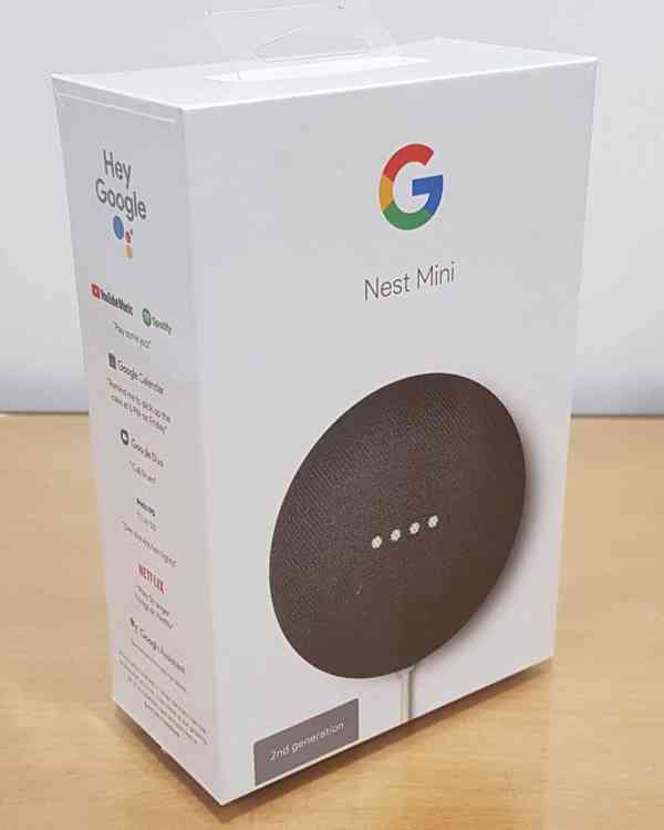 Google Nest Mini 2. generace Charcoal - foto 1