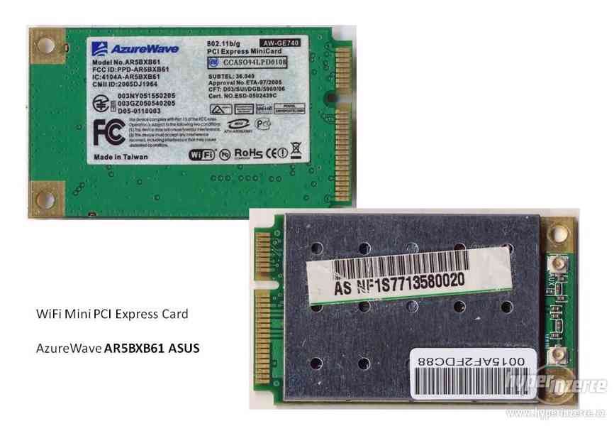 WiFi Mini PCI Express Card modul - foto 2