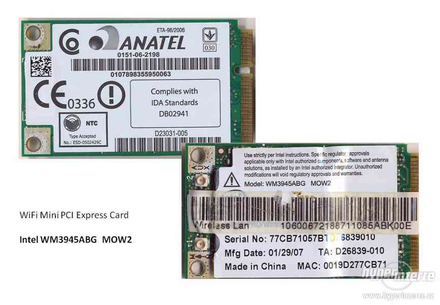WiFi Mini PCI Express Card modul - foto 4