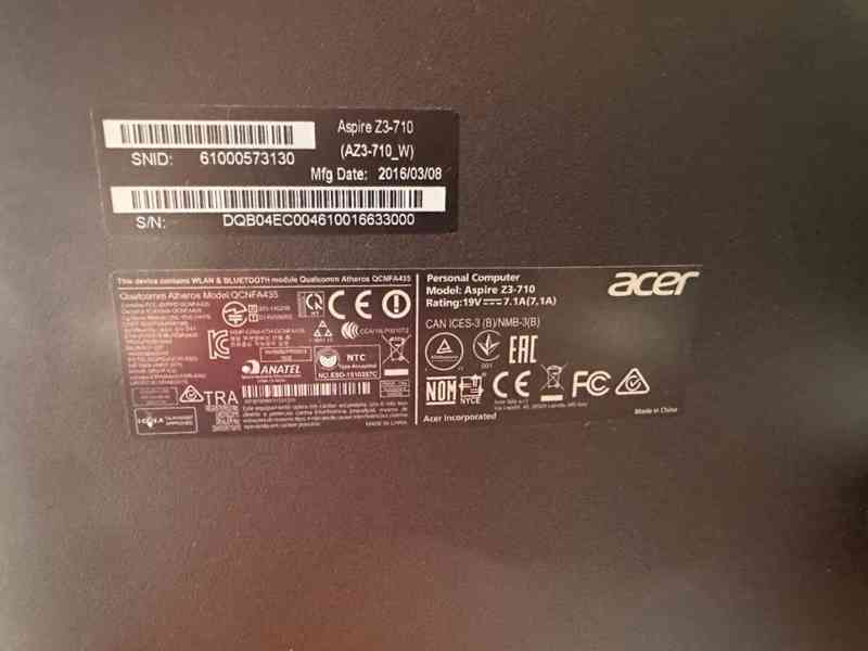 Acer Aspire z3-510 - foto 3