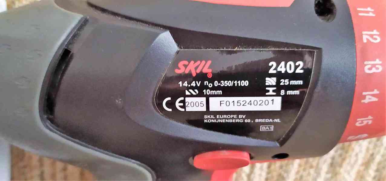 SKIL 2402 - Akumulátorový vrtací šroubovák s baterií 1,5Ah  - foto 3