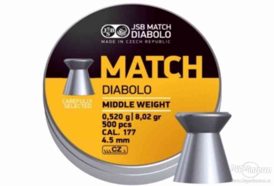 Diabolo JSB Match puška 500ks cal.4,52mm - foto 1