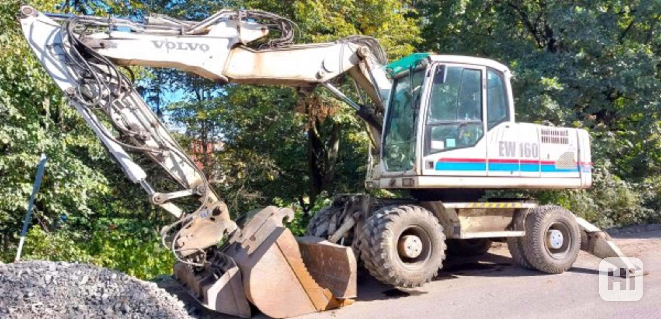 18t bagr offset opěry Volvo EW160C mimoosé rypadlo - foto 1