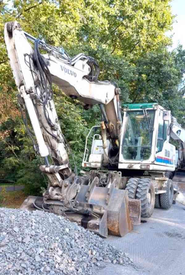 18t bagr offset opěry Volvo EW160C mimoosé rypadlo - foto 2