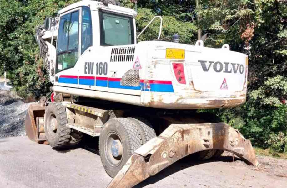 18t bagr offset opěry Volvo EW160C mimoosé rypadlo - foto 4