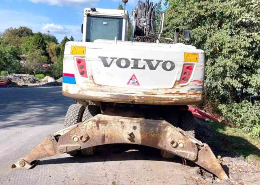 18t bagr offset opěry Volvo EW160C mimoosé rypadlo - foto 3