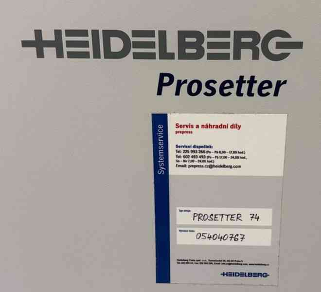 Osvitová jednotka Prosetter 74 - model 2165 (16166.) - foto 2