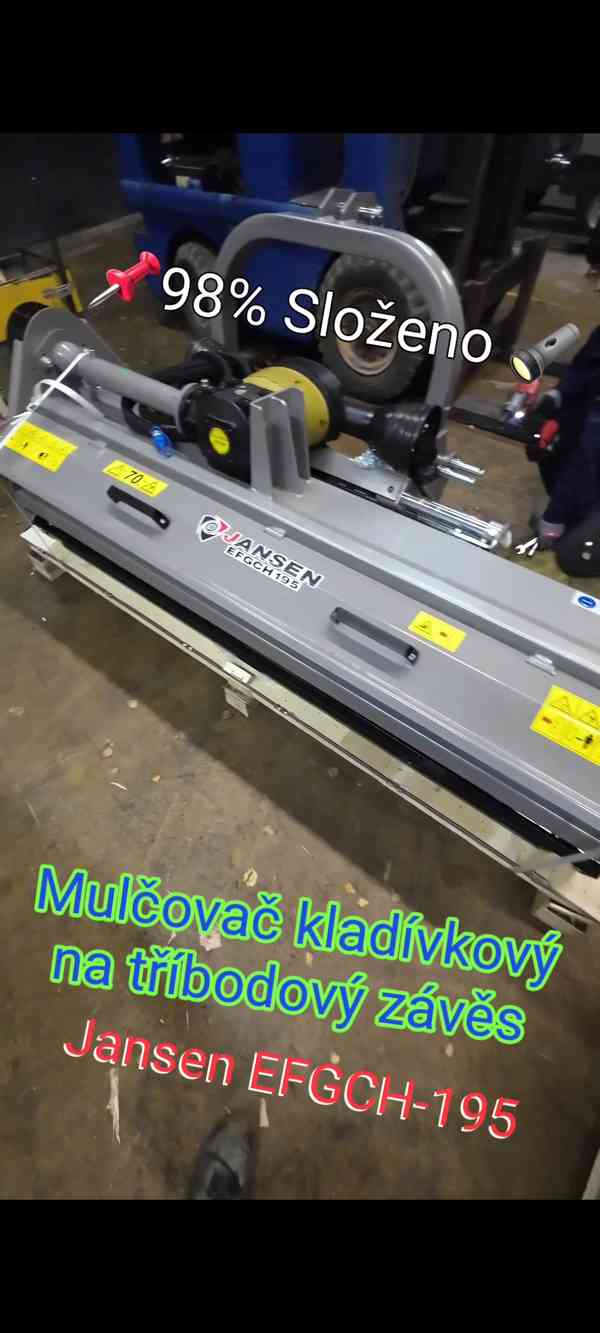  Jansen EFGCH-195 - 195cm mulčovač - foto 8