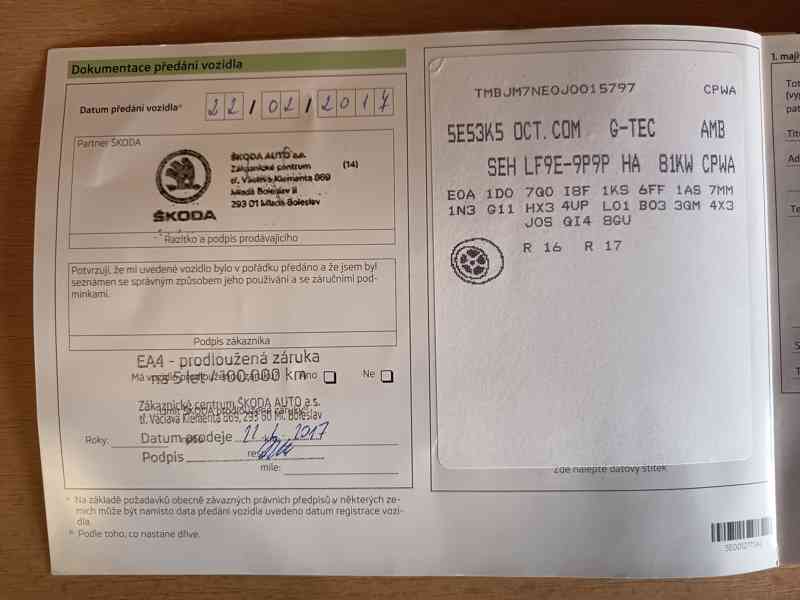 ŠKODA Octavia 1,4TSI CNG Ambition 1.maj DPH  - foto 24