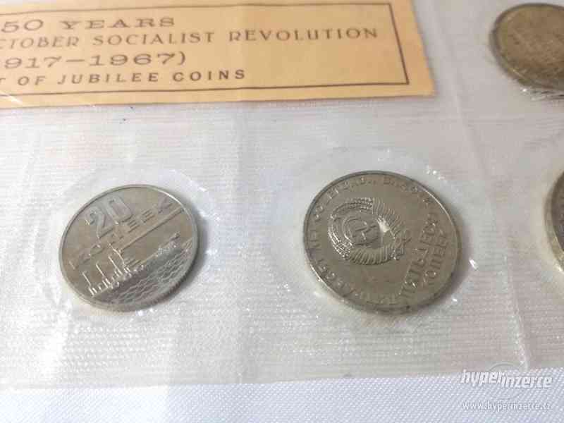 Sada výročných mincí Rusko 1917 - 1967 - foto 8