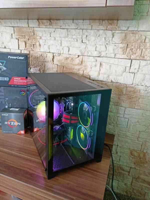 🚀 HERNÍ PC RYZEN 5 5600X, 32GB RAM, RX 6600 XT, SSD 🚀 - foto 6
