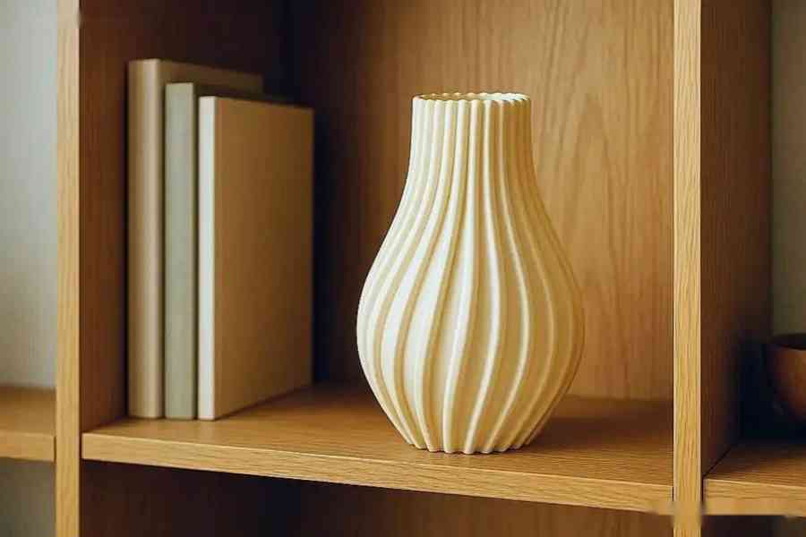 Dekorativní váza s elegantním spirálovým vzorem - foto 3
