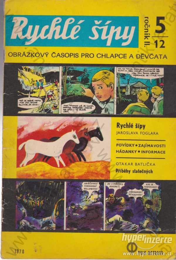 Rychlé šípy Ročník II. č. 5/12 1970 - foto 1