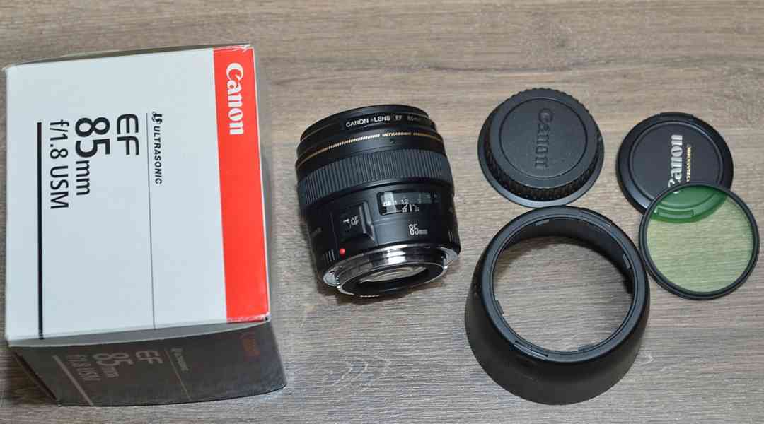 Canon EF85mm f/1.8 USM Full F. Pevný Portrétový UV - foto 3
