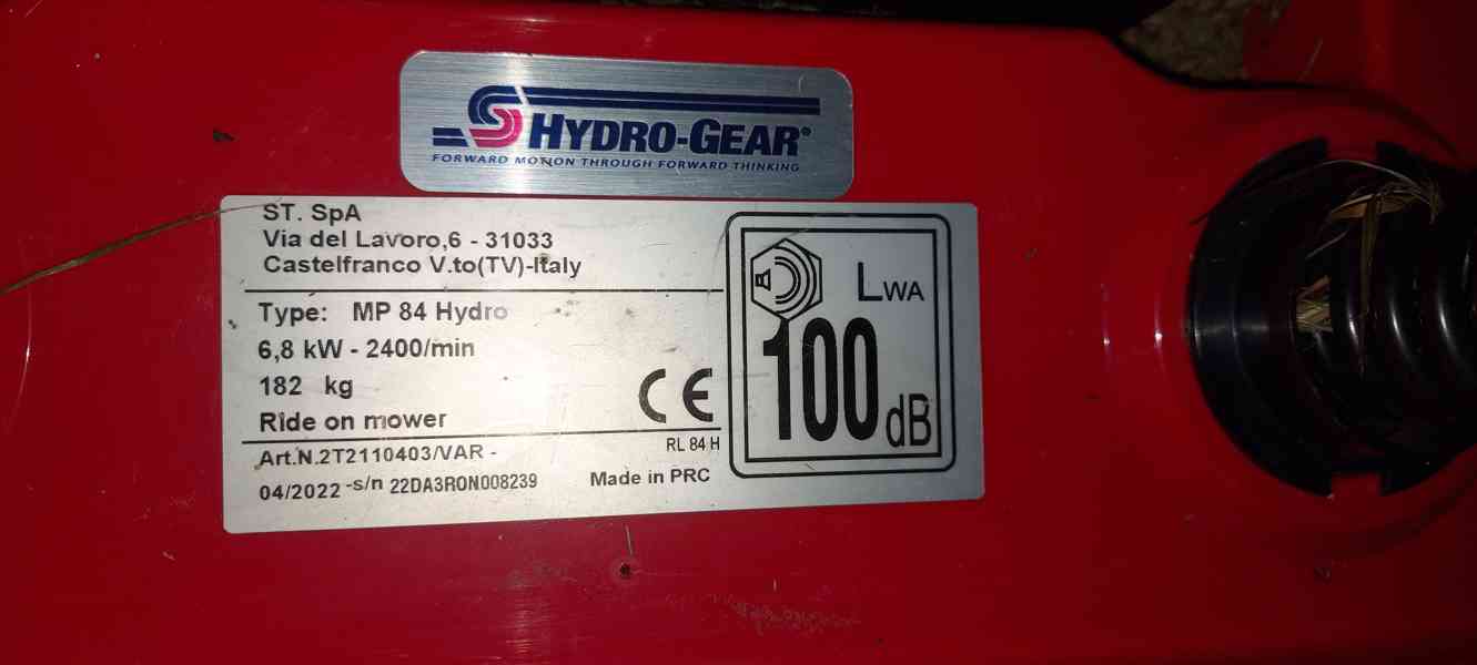 Zahradní traktor RL 84 H - foto 2