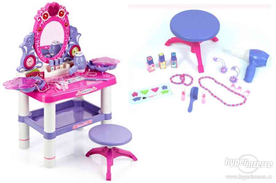 Dětský toaletní hrací stolek s hudbou - nové zboží - foto 2