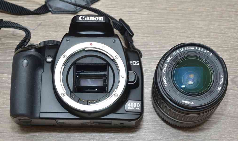 Canon EOS 400D + Objektiv EFS 18-55mm *10Mpix CMOS - foto 3