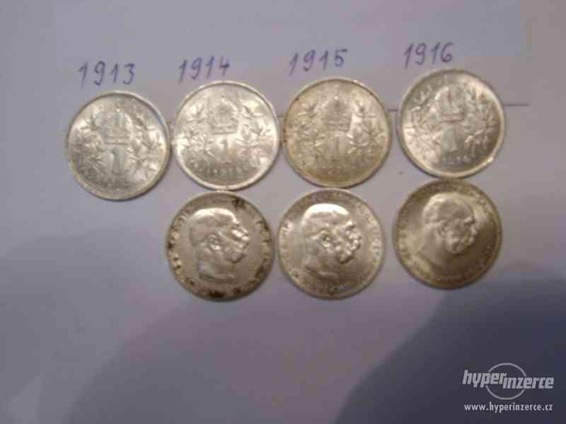 Stříbrné mince prodám - foto 1